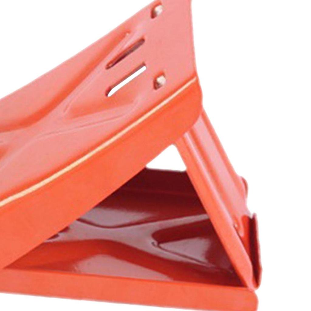 Heavy Duty Tire Chock Foldable Metal Wheel Block Non Slip Support for Car SUV Trailer RV Truck