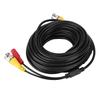 BNC+DC Security Camera Extension Cable for CCTV Video Power Wire Black Cord (10M)