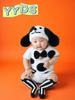 Handmade Crochet Puppy-Shaped Baby Photo Outfit