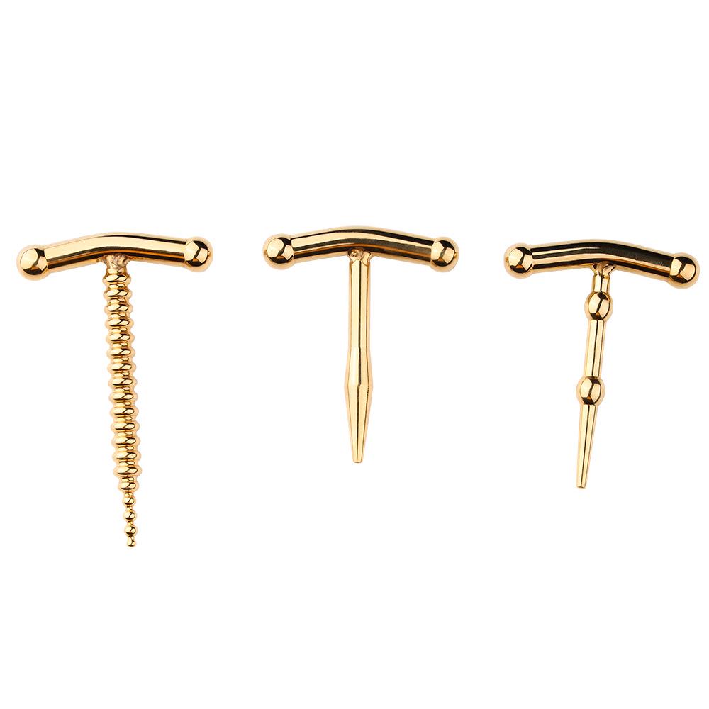 Stainless Steel Urethral Sound Metal Glans Plug for Male Stimulation 