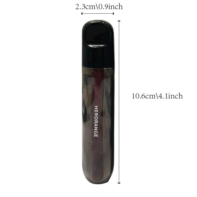 Herorange Brillo de Labios Espejo Luz de Agua Hidratante No se Pega a la Taza Rojo Altamente Pigmentado Labial Líquido Tinte de Labios Maquillaje Cosméticos