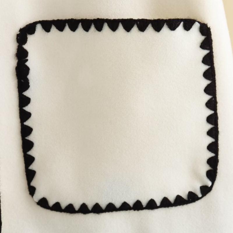 Women Patchwork Pocket Long Sleeve Knit Coat Lady Fashion Single Breasted Cardigan Coats Autumn Winter Female Warm Street Jacket