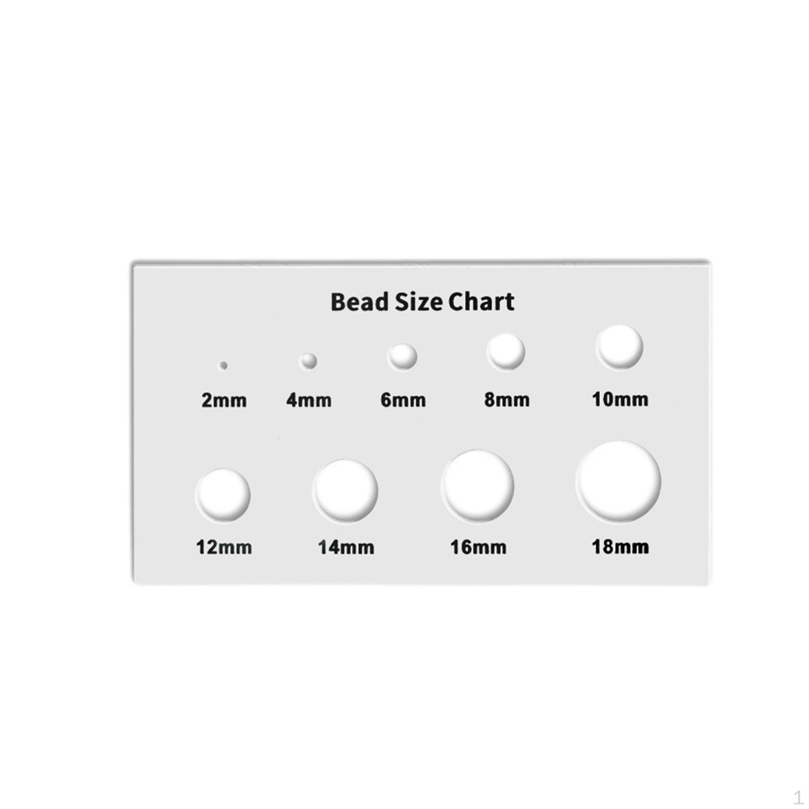 

Bead Measuring Ruler Circle Stencils Professional Beads Tool