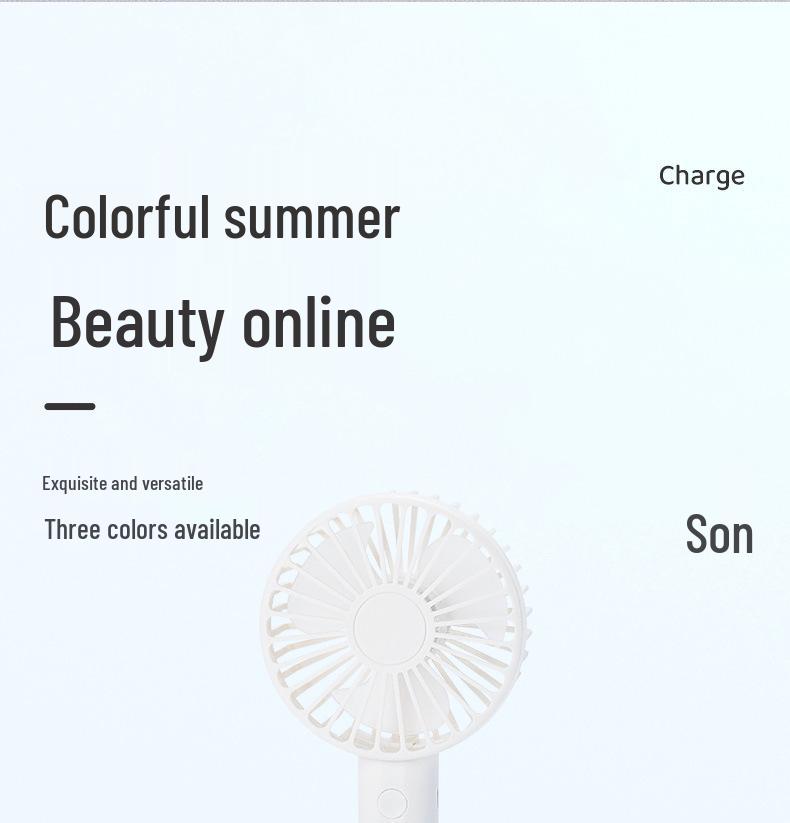 Portable USB Rechargeable Silent Mini Fan