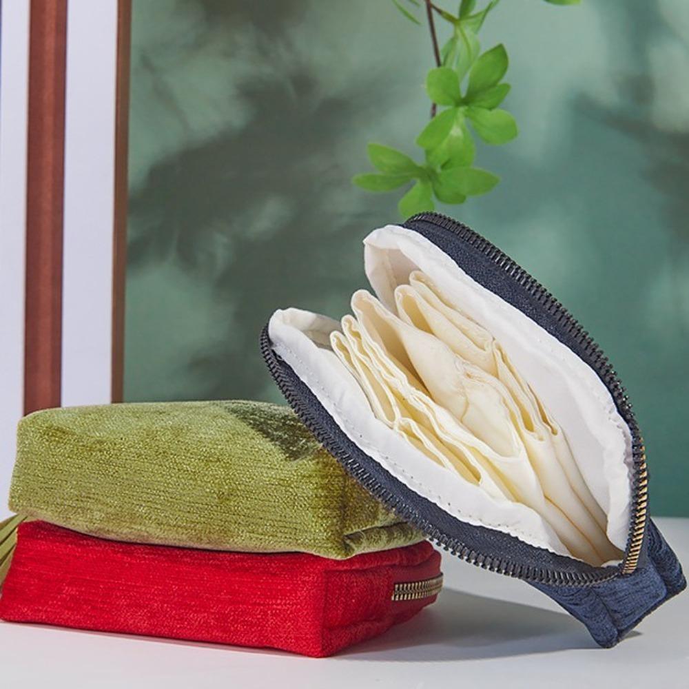 Exquisite Tassel Zipper Jewelry Bag Ring Pendant Jewelry Organizer Jewelry Storage Bag  Daily