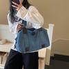Denim Umhängetasche Damen Handtasche Große Kapazität Wasserabweisend Crossbody Tasche