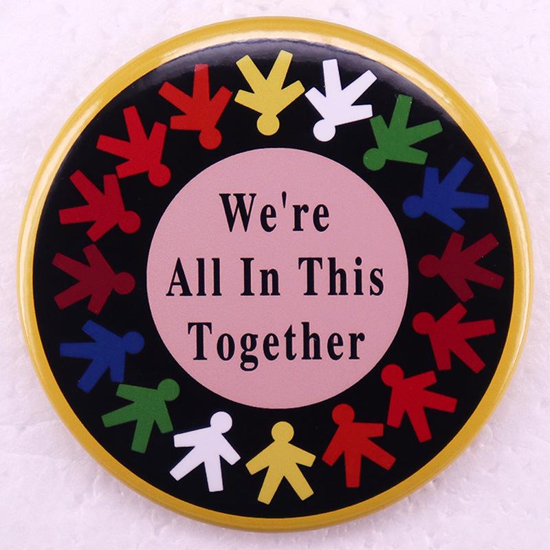 

Global Honor & Disgrace Eco Peace Tinplate Badge Pin