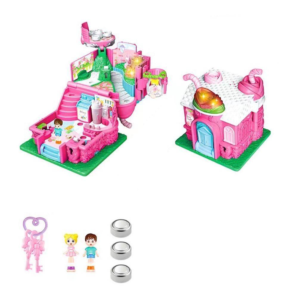 

3D Simulation Play House Toys Expandable Simulated Princess Castle Toy Children s Birthday Gift Style F