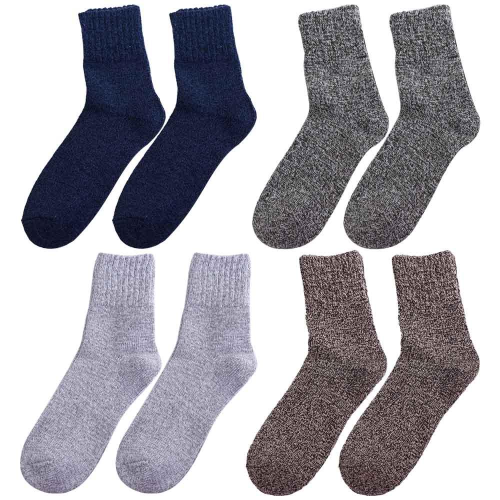 Male Winter High Quality Business Casual Middle Long Thicken Men Socks Warm Hosiery Wool Socks