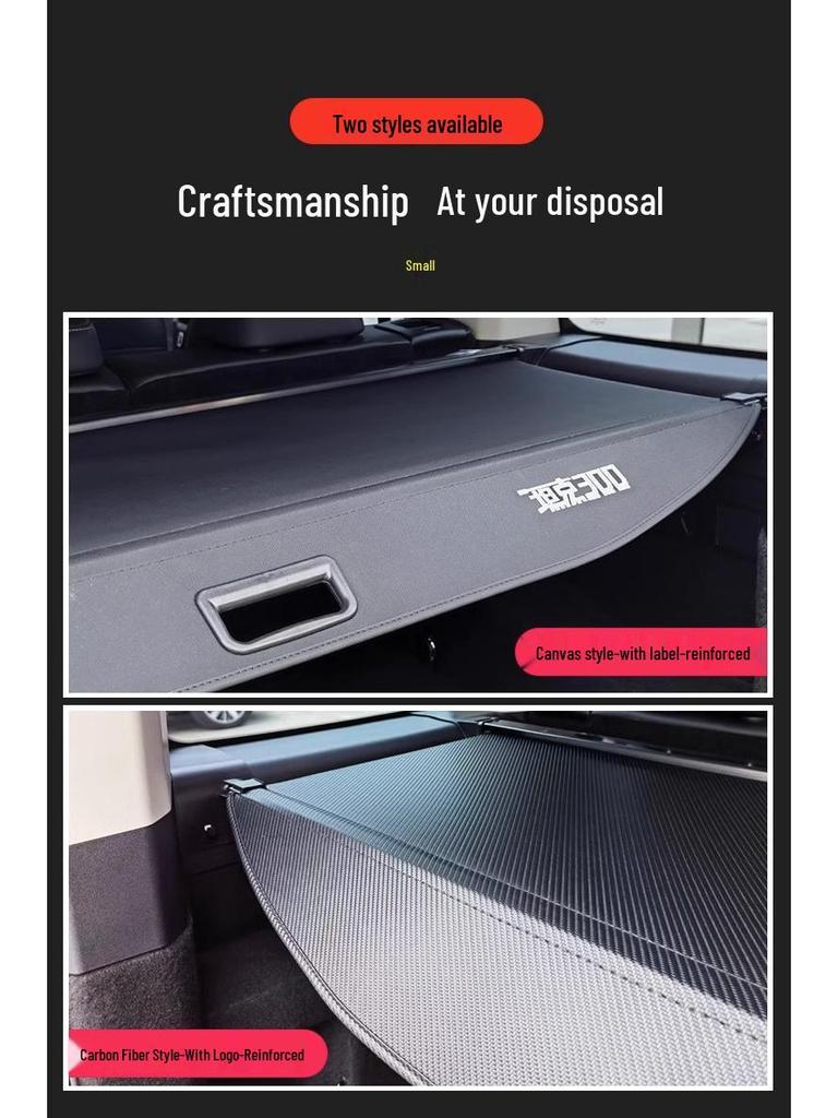 Wey Tank 300 Trunk Partition: Interior Cargo Cover & Storage Modification