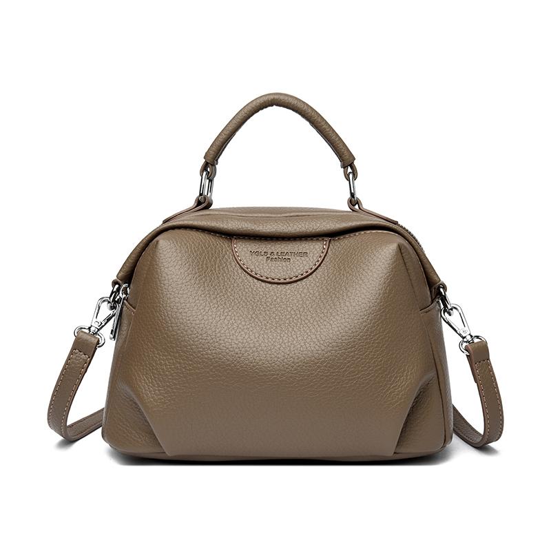 Women's Solid Color Shoulder Bag Luxury Leather Crossbody Bag And Purses Female Fashion Handbag Messenger Commuting Sac A Main