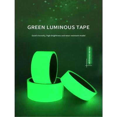 Nastro Biadesivo Glow Adesivo Impermeabile Fluorescente Extra Forte Nastro Adesivo Biadesivo Fluorescenza Buio Scale Avviso