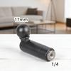 Iron 17mm Ball Head 1/4-20 Female Thread Adapter Featuring 90 Degree Type Design For Tripods Phone Tablet Holders