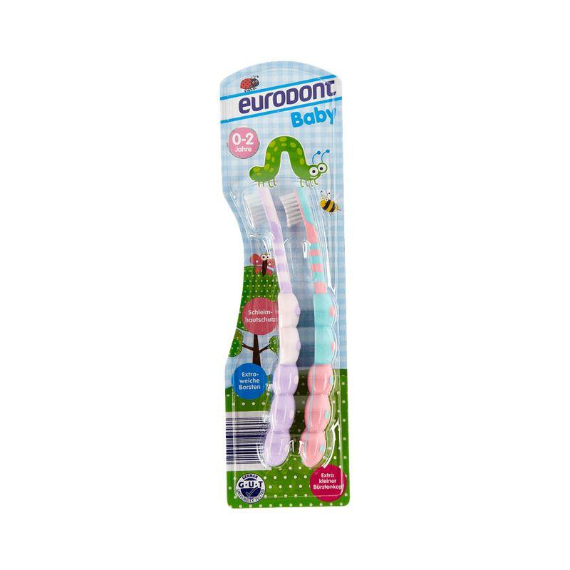 Eurodont Children s Toothbrush 2-Pack (for ages 0-2)