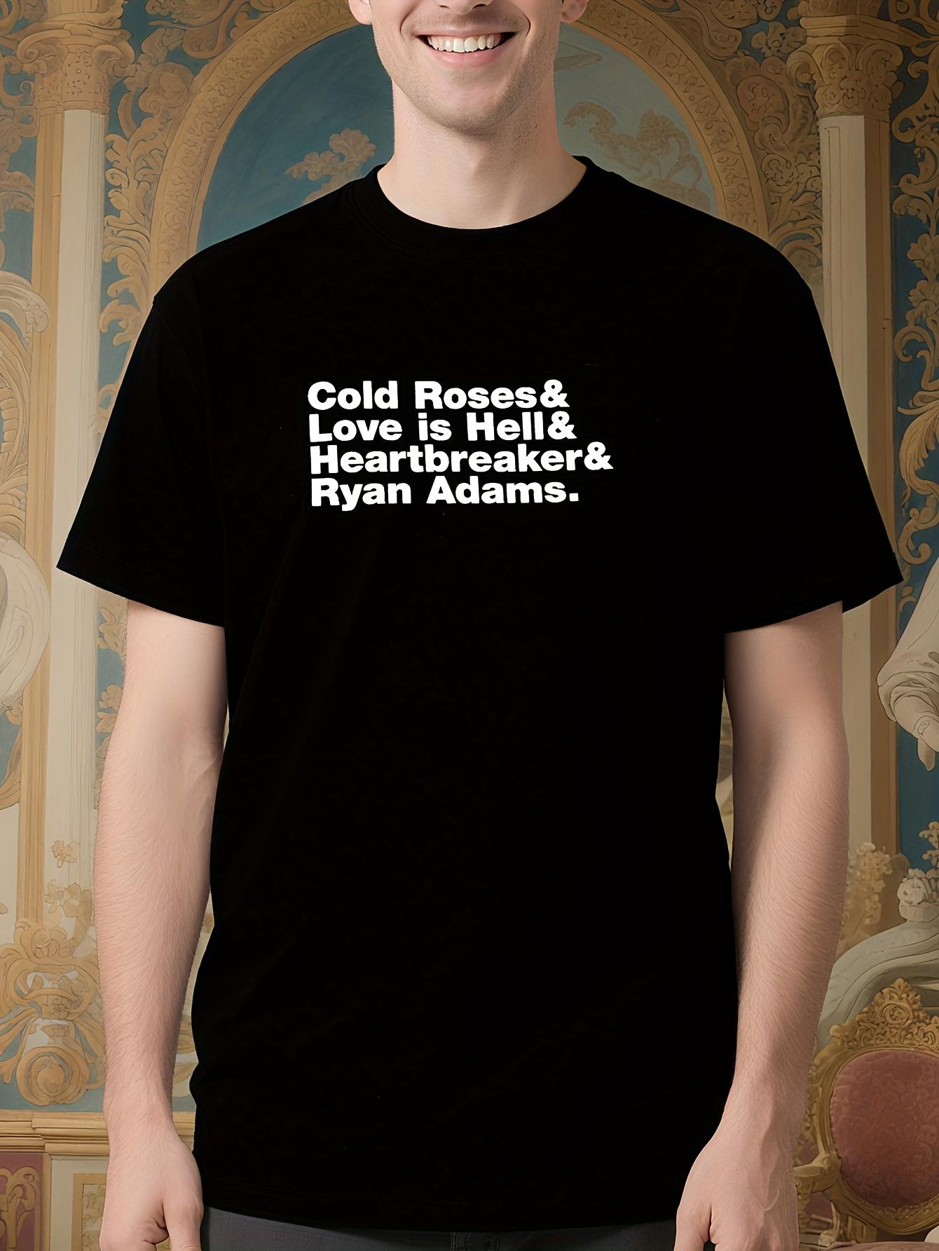 Ryan Adams Solo Artist Graphic Tshirt - Medium Black with... S