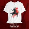 Zen Samurai T-Shirt: Minimalist Japanese Warrior Design