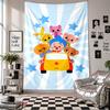 Wall TapestryEl Payaso Plim Plim Art Hanging Cloth Decorative Background Cover for Room Decoration