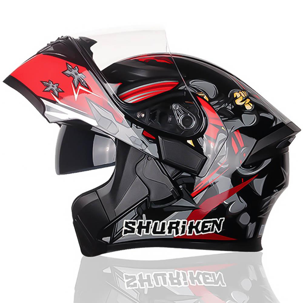 Cască Motocicletă Cască Motocicletă Full Face Accesorii Motocicletă Bărbați Și Femei Impermeabilă Protecție Solară Cască Certificată DOT