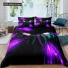 Gaming Duvet Cover Set King Size Gamer Comforter Cover Set Video Game Boys Teens Kids Gamepad Game Controller 3pcs Bedding Set