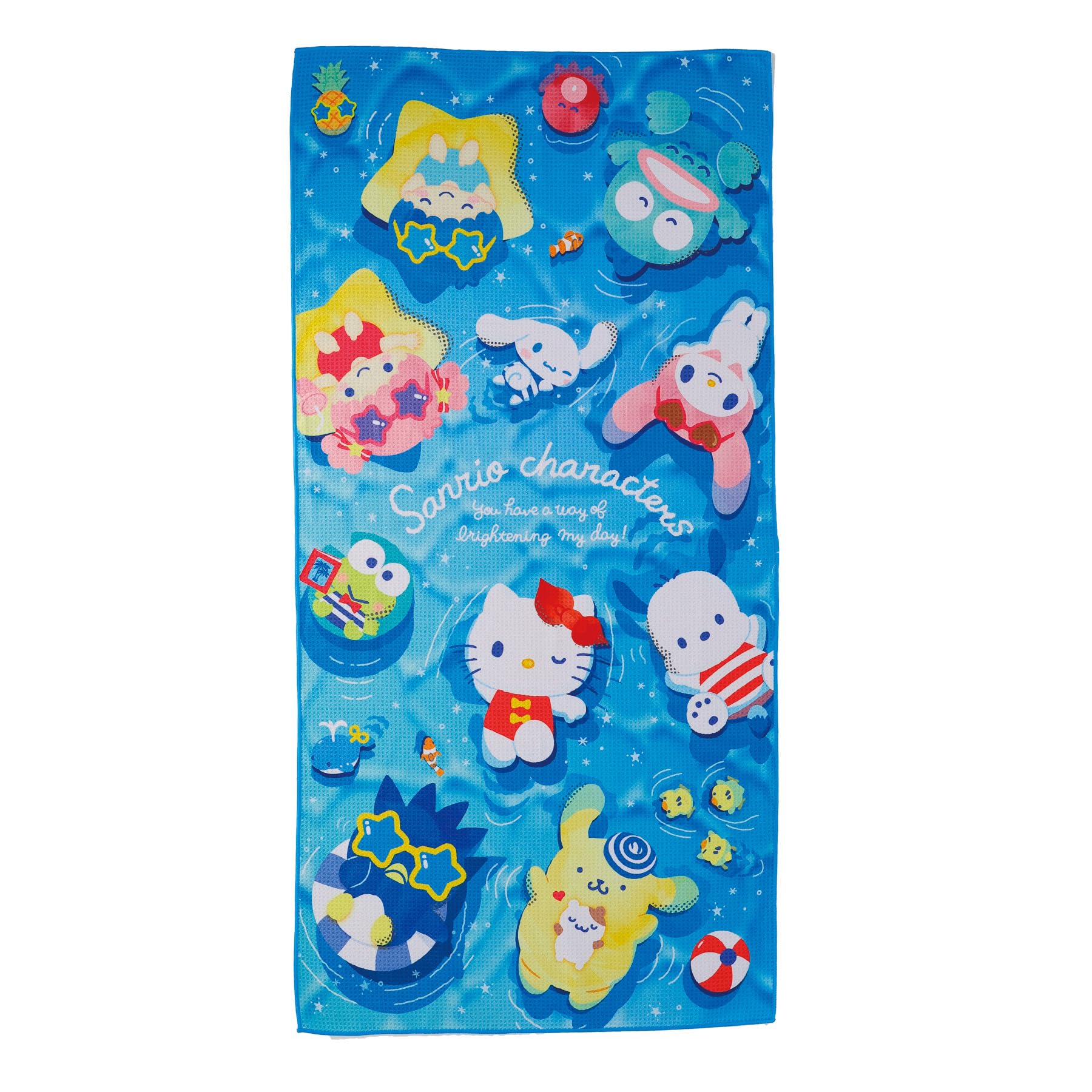 

Marushin Банное полотенце Персонажи Sanrio Летнее Плавающее Быстросохнущее Пляжное полотенце Большой размер 3775026900