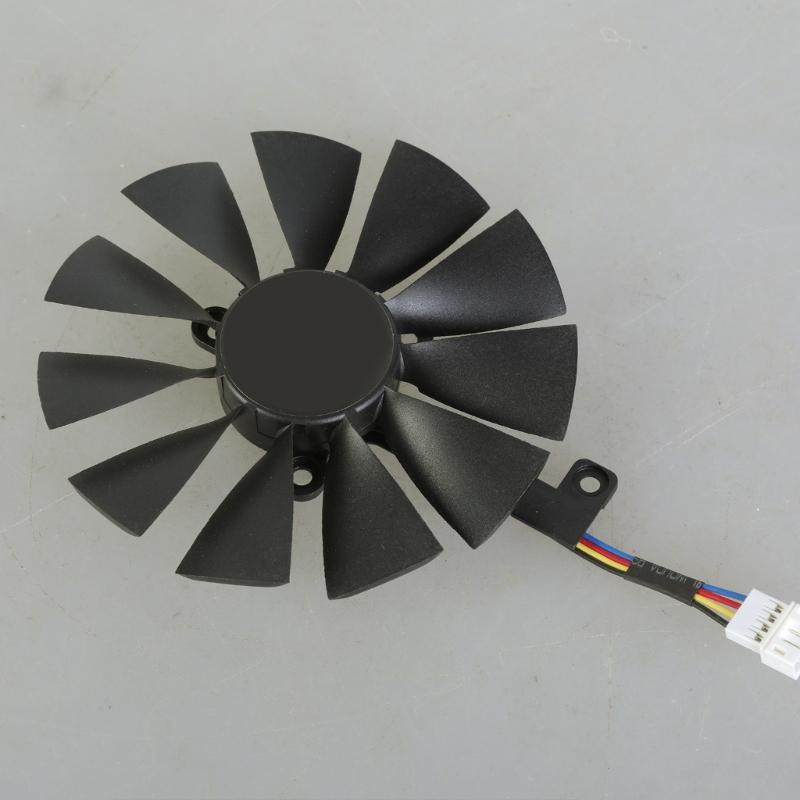 Wentylator chłodzący karty graficznej dla FDC10U12S9-C 2070 Karta graficzna Optymalny efekt chłodzenia 4/6/7-pinowy Cichy wentylator 87mm