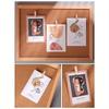 20pcs Wooden Clip Picture Nails, Photo Wall Messages Push Pins, Felt Board Decoration Fixing Large Head Nail Clips