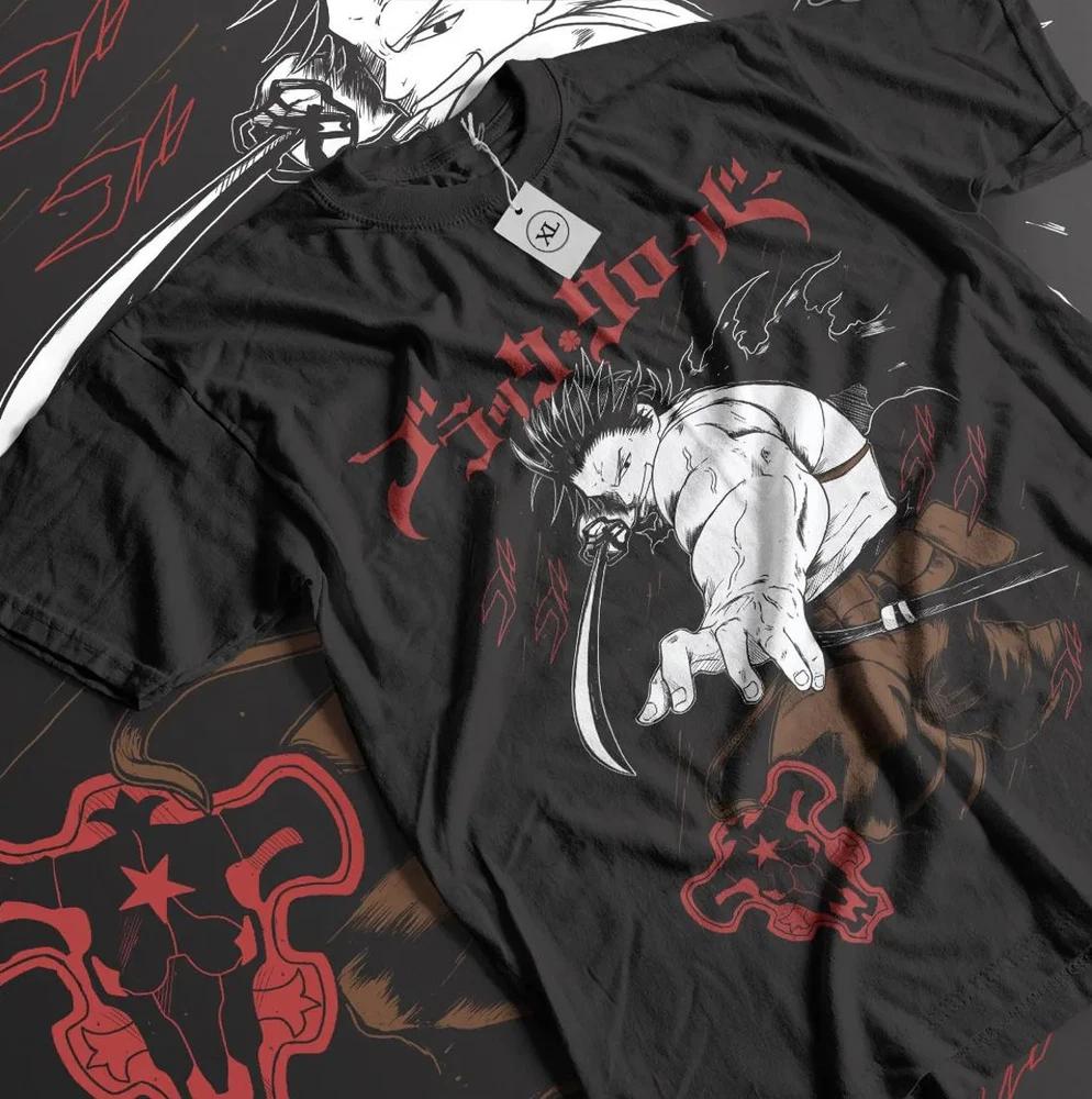 Asta Black Clover Shirt Anime Magic Knight Tee Demon TShirt3 S