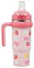 Skater Straw with Direct Sanrio My Puffy Tumbler, 830ml, Insulated, Cold/Hot, Handle, 2-Way, Drinking, Melody, Balloon, Girl's, STSTB9-A