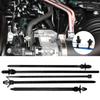 160Pcs Cable Tie Wrap Fixed Fastener Clips Car Wire Hose Fastening Zip Strap Kit