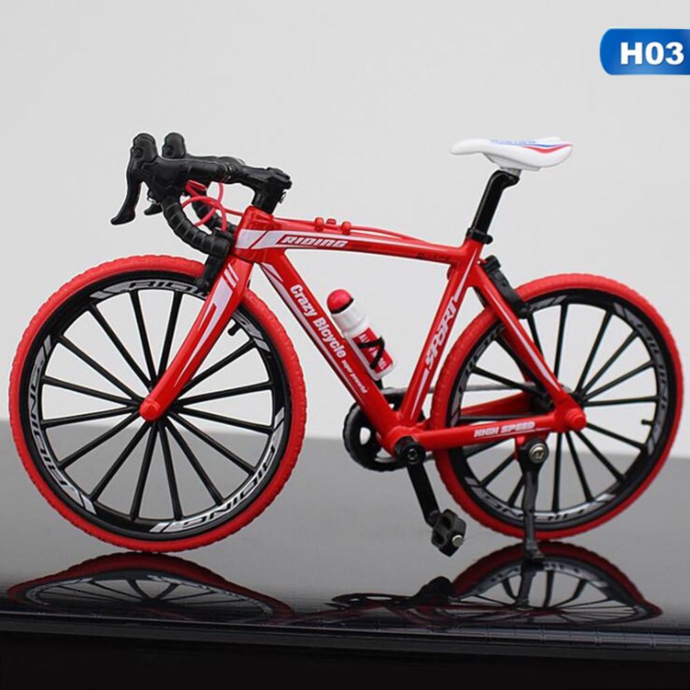 Collection Toys Diecast Metal Mini Bicycle Model Racing Bike Toy Mountain Bike Toy Road Bike Model