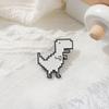 1Pc Cute Pixel-style Cartoon Dinosaur Alloy Badges - Denim Jacket T-shirt Backpack Decorative Pins Social Brooch for Men & Women