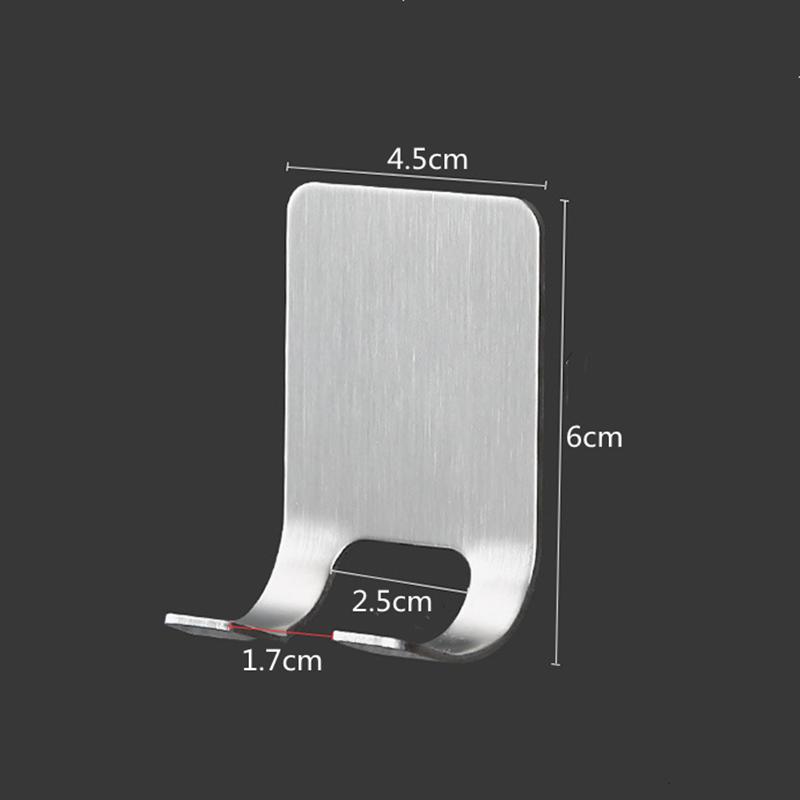 1/2pcs Razor Holder 304 Stainless Steel Men Shaving Shaver Razor Stand Shelf Shaving Razor Storage Rack Bathroom Hook Organizer