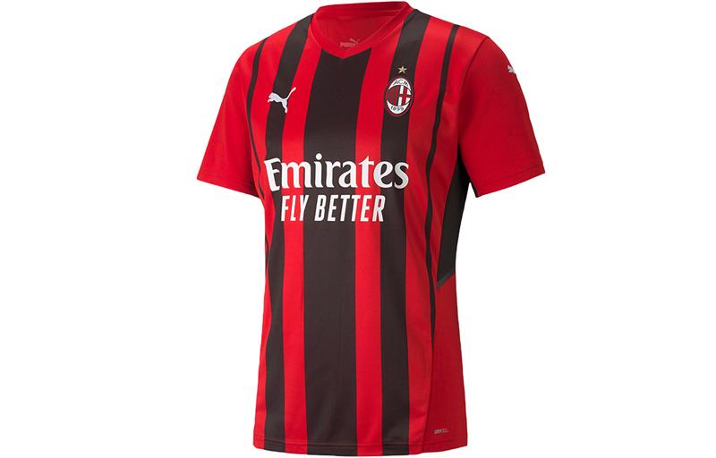 PUMA Soccer Jersey AC Beige Blue Unisex Red 759122-01 S