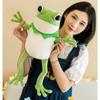 With Cloak Green Frog Doll Comfortable Long Legged Frog Plush Pillow Frog Plush Toy  Kids Gift