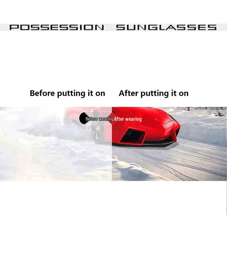Men's Polarized Retro Sports Sunglasses - Off-road Cycling Eye Protection