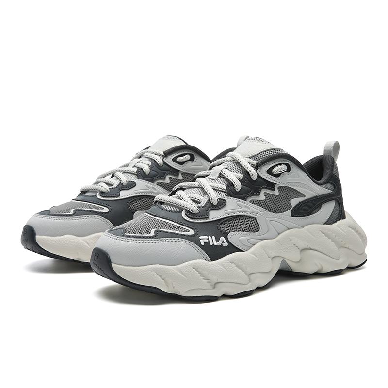 FILA FERN 2S Cushioning Abrasion Resistant Breathable Coverage Lightweight Height Increasing Low top Chunky Sneakers F12M611113FMW