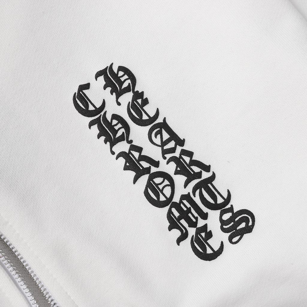 835 CHROME HEARTS 2025 Toamnă și Iarnă Nou Hanorac cu Fermoar cu Glugă Stil Clasic Mărime Plus cu Logo, Potrivit pentru Purtare în Cuplu