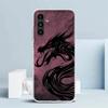 Funda de Teléfono con Tatuaje de Dragón Oscuro Japonés Para Samsung Galaxy A17 A37 A57 A16 A15 A14 A13 A56 A55 A54 A53 A36 A35 A34 A33 A26 A25 A2