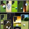 Leisure Advanced Sports Golf Capa Phone Case For Samsung S26 Ultra S25 Edge Galaxy S23 S21 S20 S24 FE S22 S10 Plus Cover Clear T
