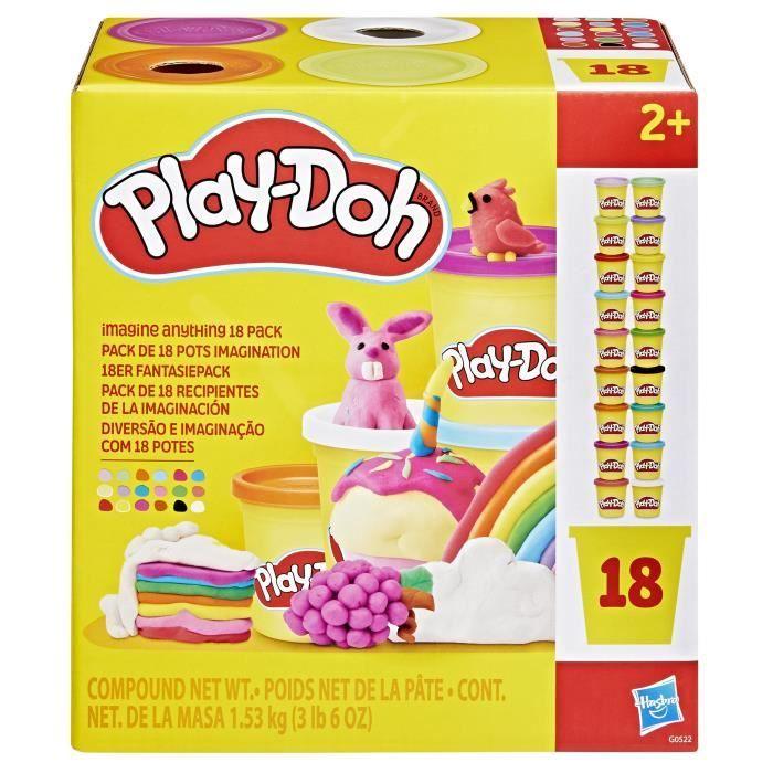 Play-Doh Balení 18 kelímků představivost, kreativní modelovací hmota pro děti, od 2 let