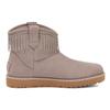UGG Classic Mini Two-Layer Leather Mini Classic Tassel Plush Short Snow Boots Women Snow Boots Gray 1127454-SYGR