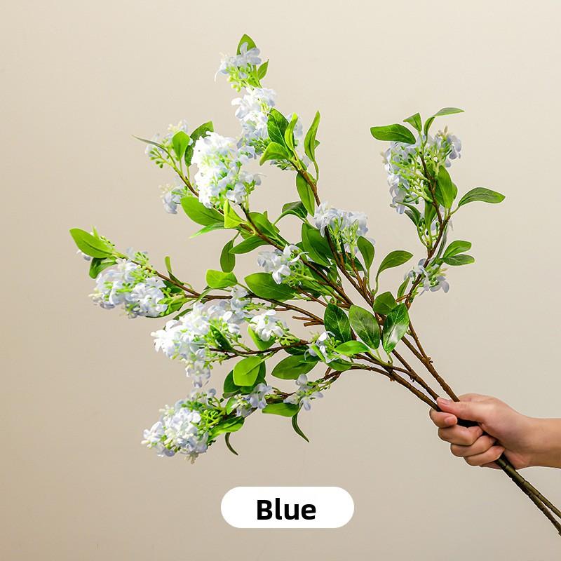 Tausendmeilen Fliederblüten, Künstliche Blumen, Wohnzimmersträuße, Heim-Blumenarrangements, Dekorationen und Ornamente für den Esstisch