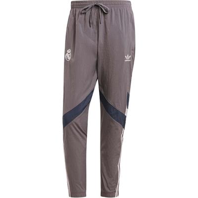 Originals Real Madrid Track Pants Tapered Fit Knit Soccer Lifestyle Pants Men Charcoal Grey JI9480