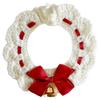Weihnachtsstimmung, Ritual, Schal, Schal, Katze und Hund Wolle, gewebter Schal, beliebtes Weihnachts-Haustierhalsband