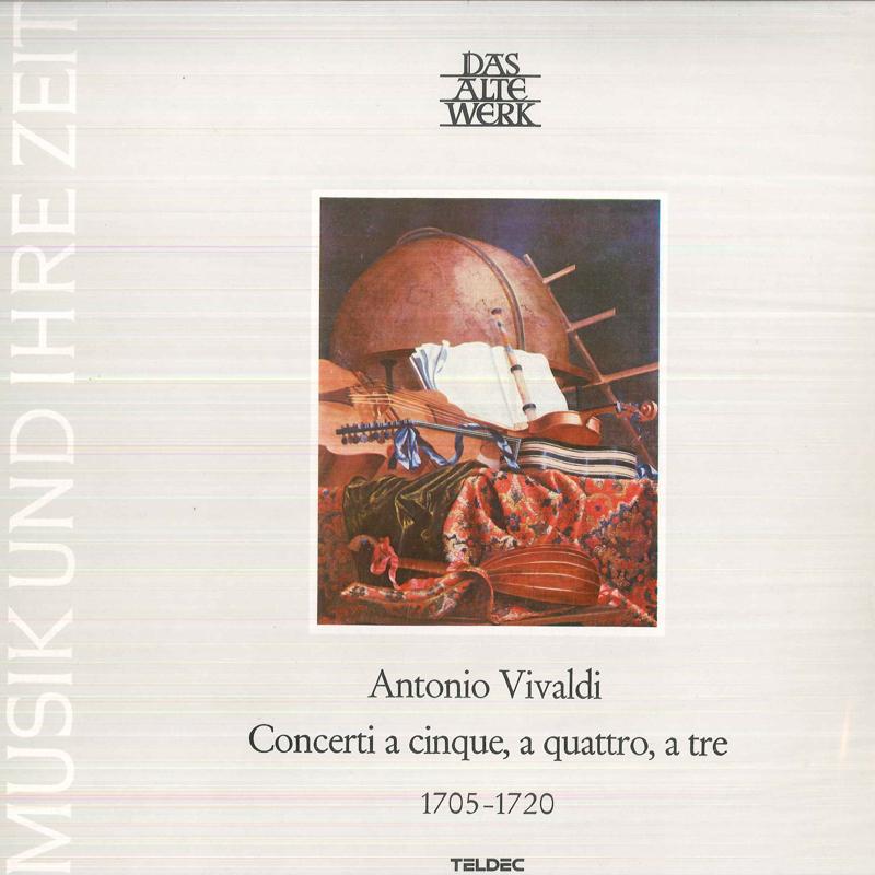 

LP Record NIKOLAUS HARNONCOURT, GUSTAV LEONHA - Vivaldi Concerti A Cinque, A Auattr 138511 TELDEC 1987 Germany Classical Used