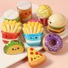 10pcs Fast Food Squeeze Toy Set Slow Rebound Hamburgers French Fries Donuts Party Favors Festival Supplies Random Style