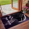 Tapis en Velours Cristal Texte Nom Personnalisé, Tapis de Sol Doux Antidérapant Décoration de MaisonPredator