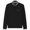 Mens Embroidered Logo Regular Long-Sleeved Track Jacket