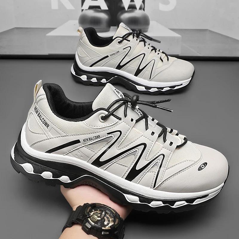 

2025 Кроссовки для походов Мужская весенняя спортивная обувь для походов на открытом воздухе Обувь для охоты Трендовая обувь Кроссовки для походов по пересеченной местности Ботильоны 39 слоновая кость