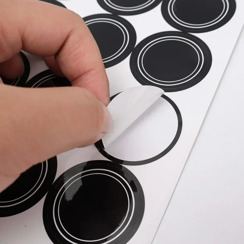 240/60PCS Self-Adhesive Spice Jars Labels Glass Bottles Sticker Tags Waterproof Kitchen Seasoning Label Stickers for Containers